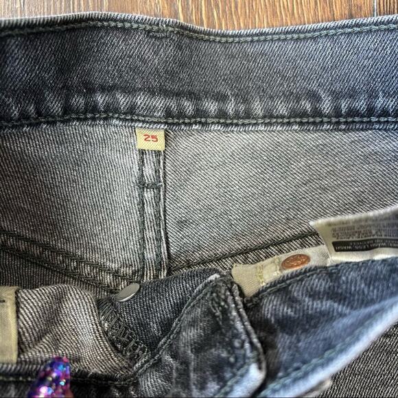 Levi's® Premium RIBCAGE WOMEN'S SHORTS SZ 25/0 - Picture 7 of 9